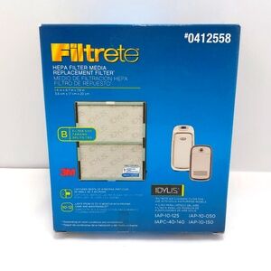 3M Filtrete Size B For IDYLIS HEPA Air Purifier Filter‎ Replacement 0412558